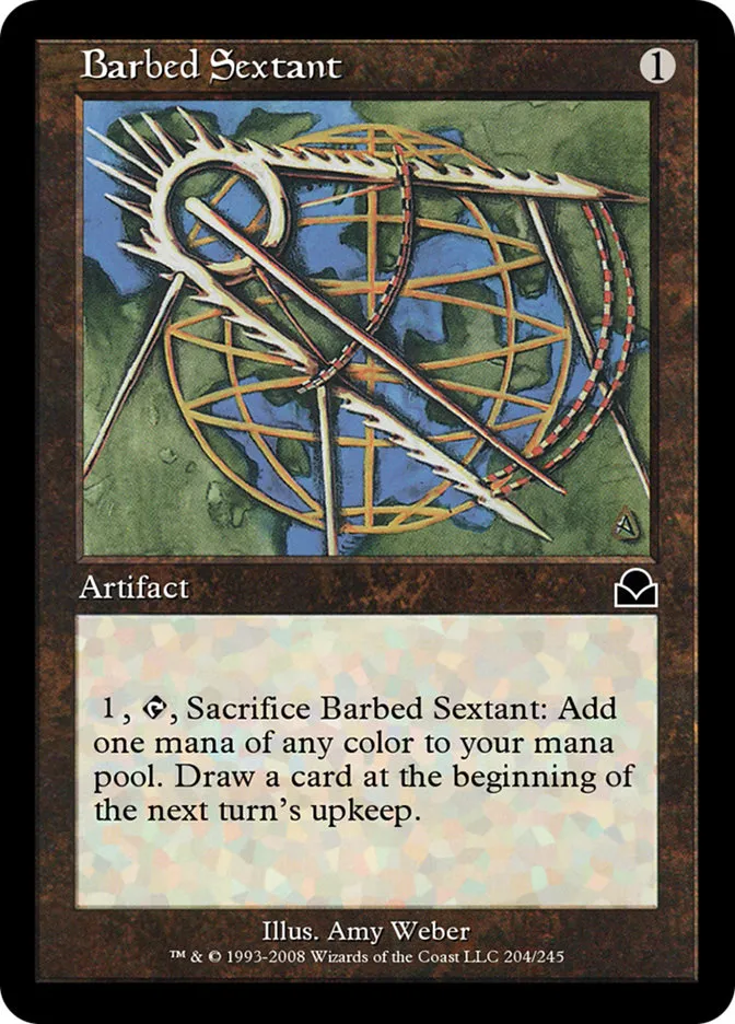Barbed Sextant Front Face
