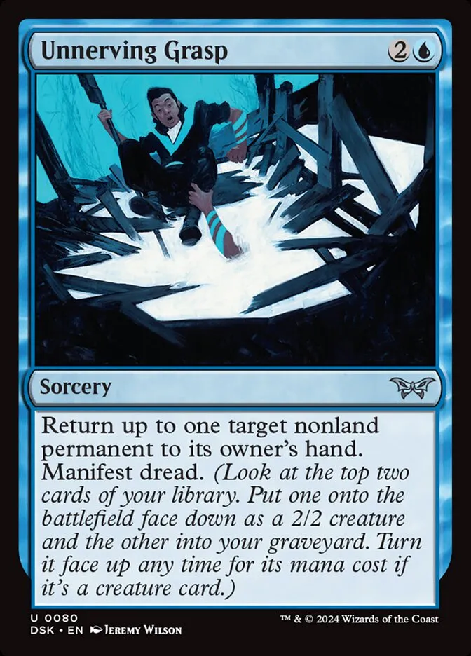 Unnerving Grasp Front Face