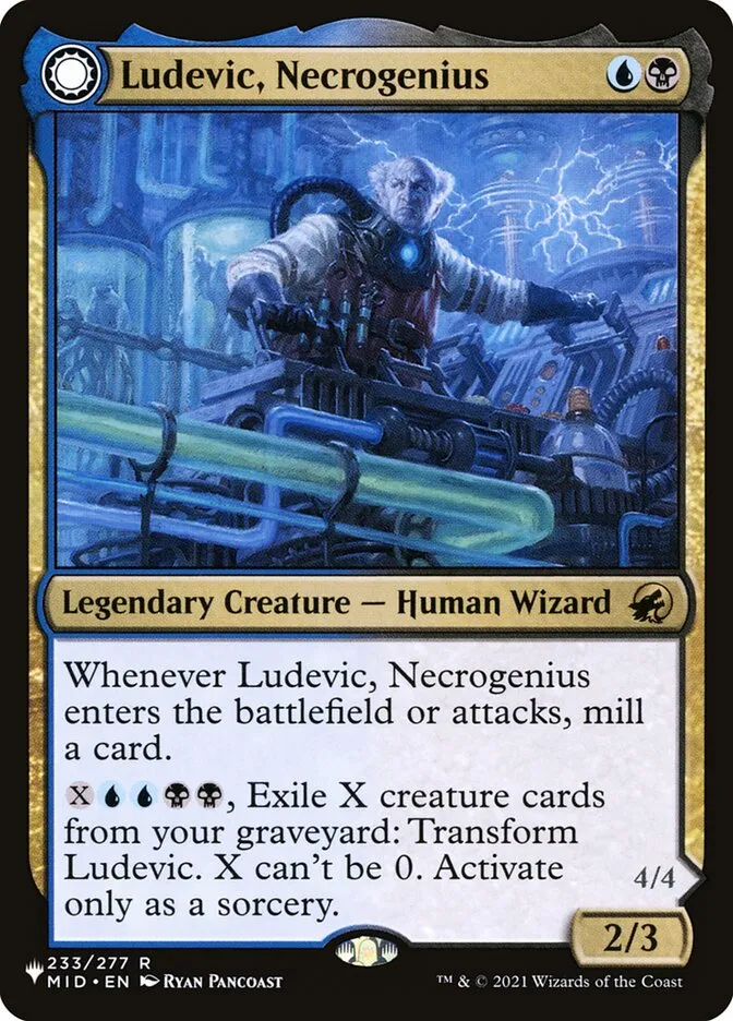 Ludevic, Necrogenius // Olag, Ludevic's Hubris Front Face
