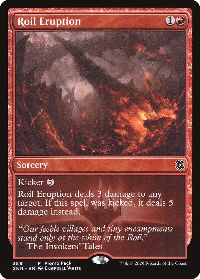 Roil Eruption Front Face