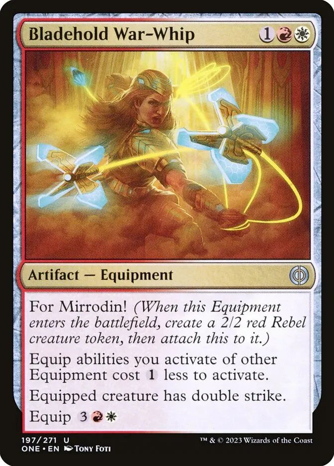 Bladehold War-Whip Front Face