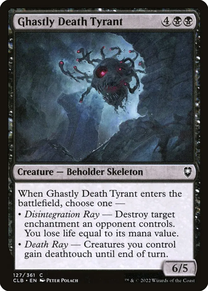 Ghastly Death Tyrant Front Face