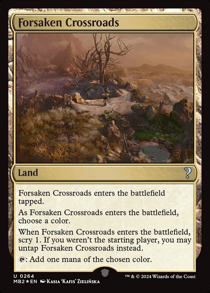 Forsaken Crossroads Front Face