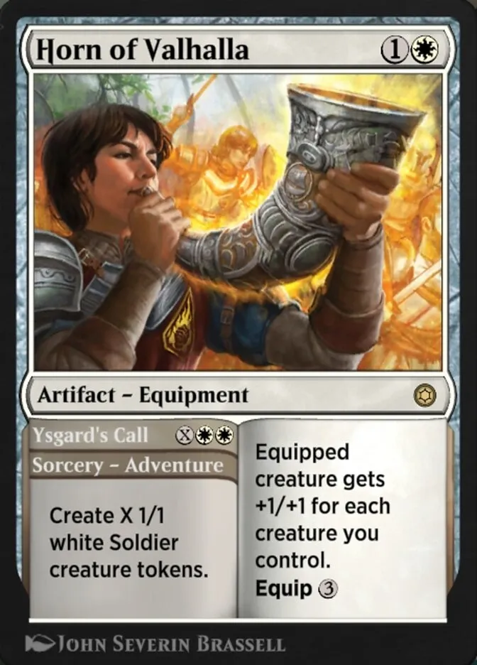 Horn of Valhalla // Ysgard's Call Front Face