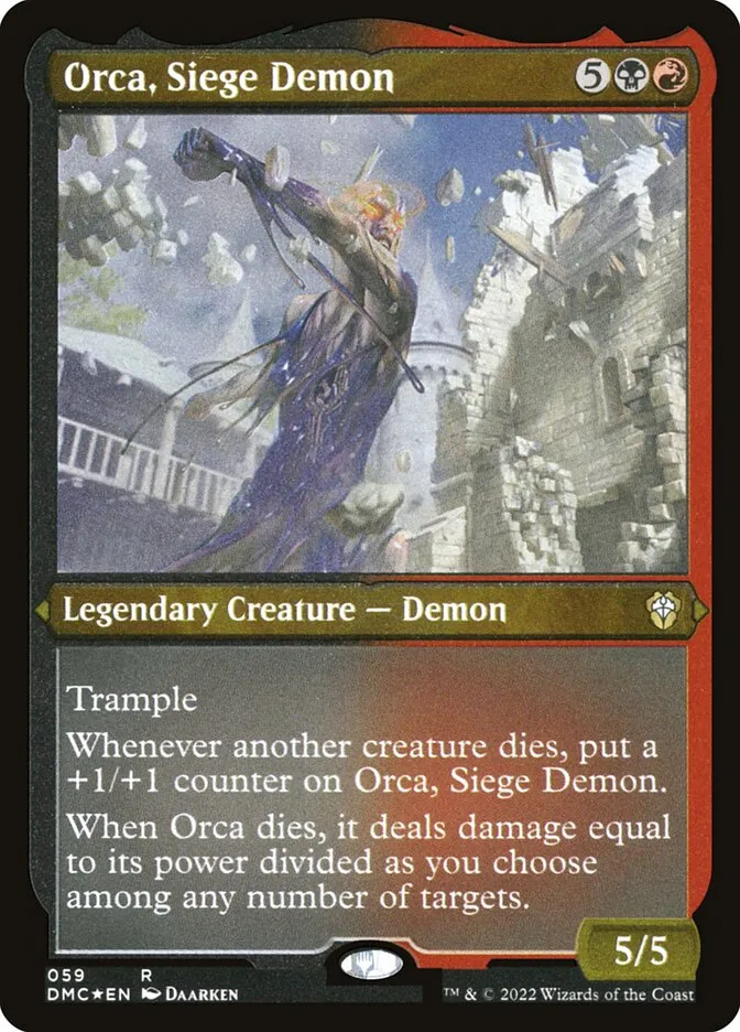 Orca, Siege Demon Front Face