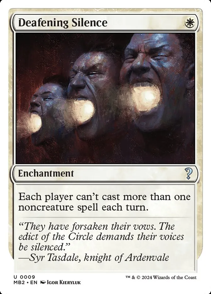 Deafening Silence Front Face