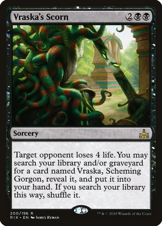 Vraska's Scorn Front Face