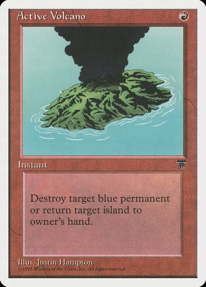 Active Volcano Front Face