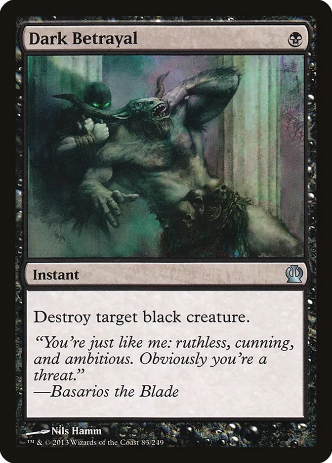 Dark Betrayal Front Face
