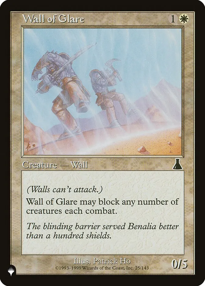 Wall of Glare Front Face