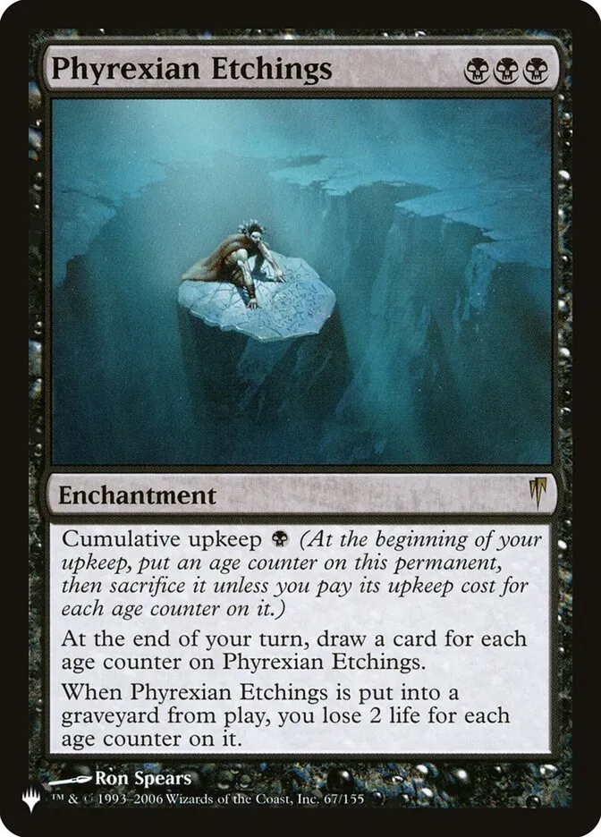 Phyrexian Etchings Front Face