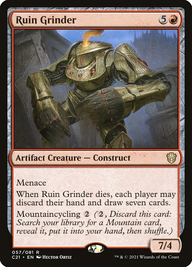 Ruin Grinder Front Face