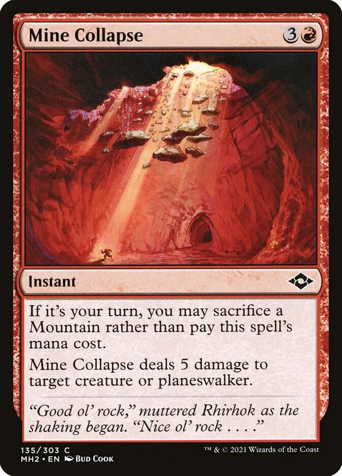 Mine Collapse Front Face