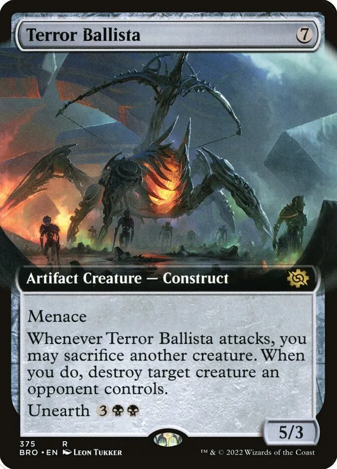 Terror Ballista Front Face