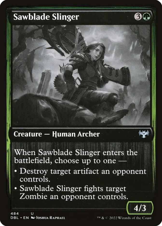 Sawblade Slinger Front Face