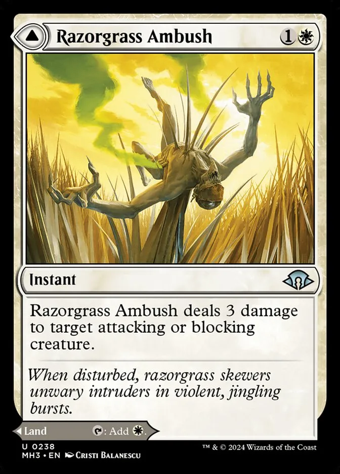 Razorgrass Ambush // Razorgrass Field Front Face