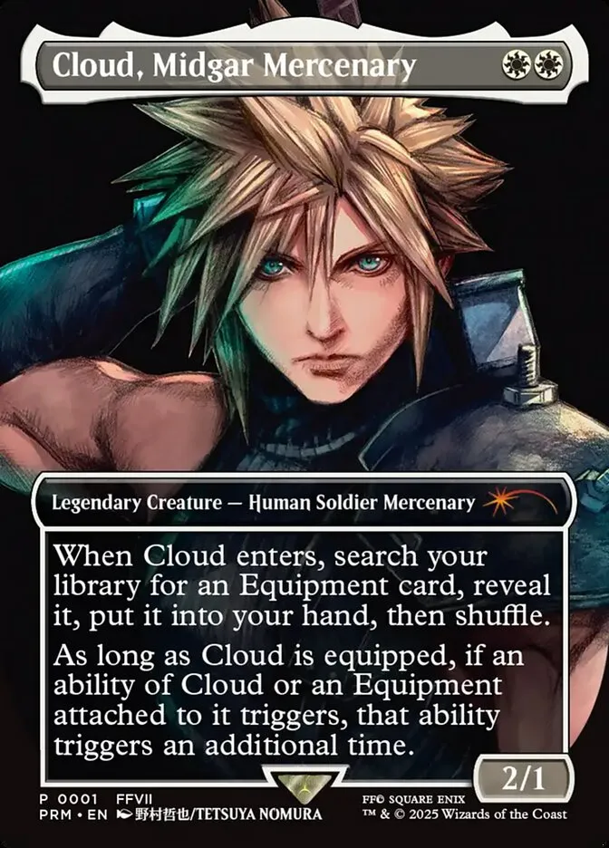 Cloud, Midgar Mercenary Front Face
