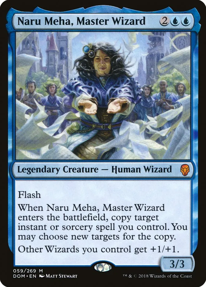 Naru Meha, Master Wizard Front Face