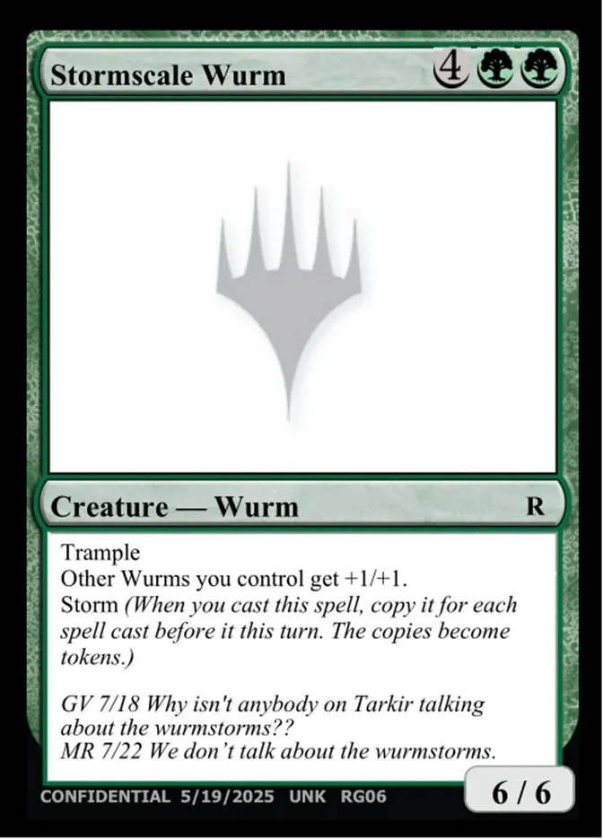 Stormscale Wurm Front Face