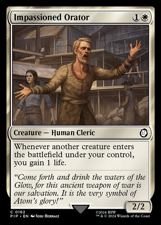 Impassioned Orator Front Face