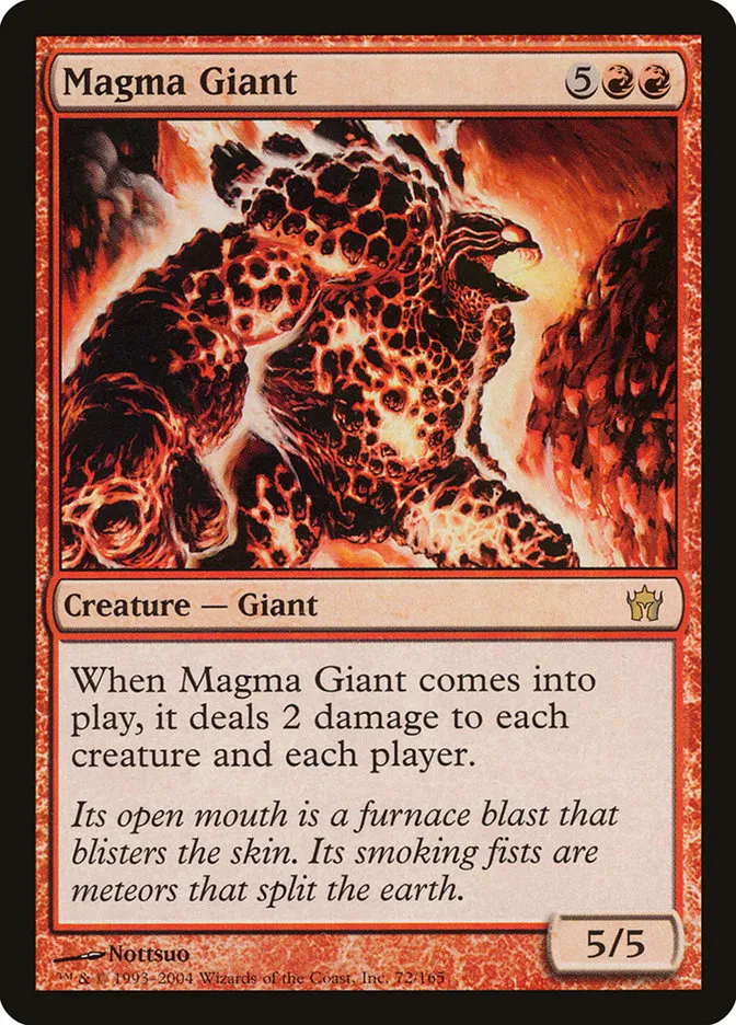 Magma Giant Front Face