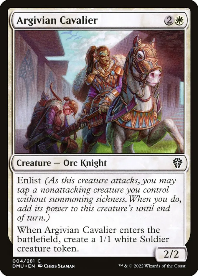 Argivian Cavalier Front Face