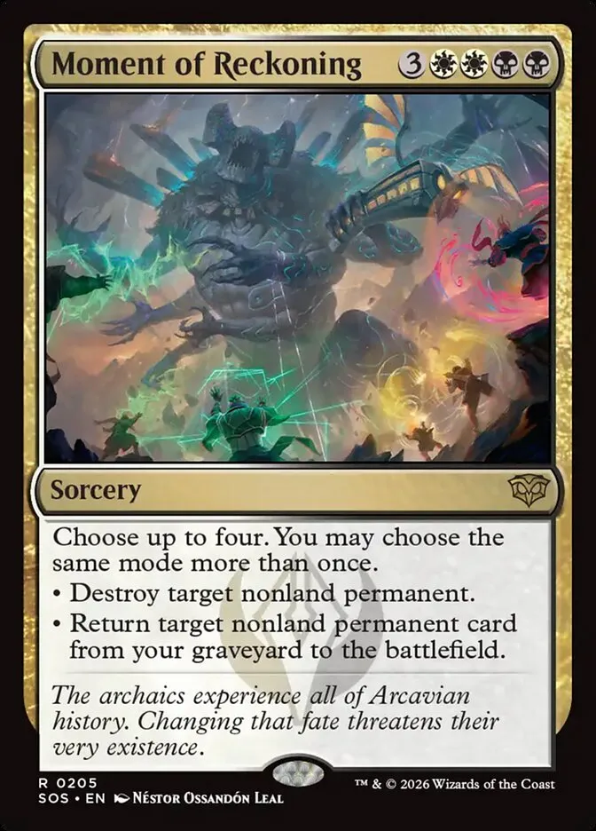 Moment of Reckoning Front Face