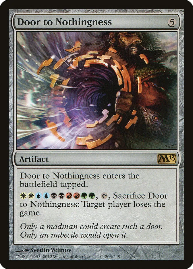 Door to Nothingness Front Face