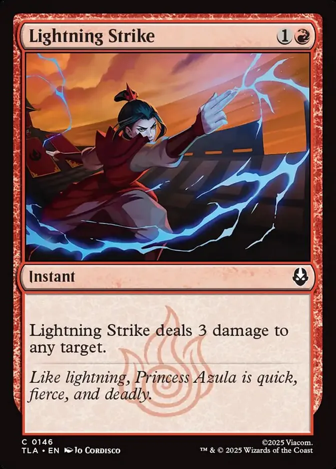 Lightning Strike Front Face
