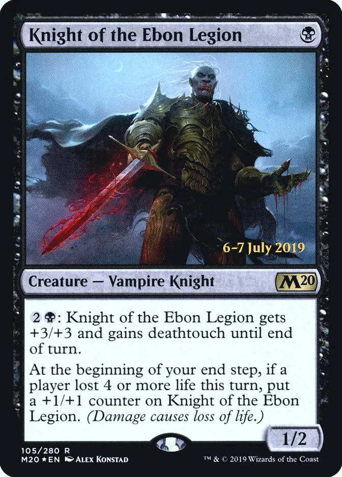 Knight of the Ebon Legion Front Face