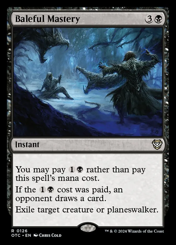 Baleful Mastery Front Face