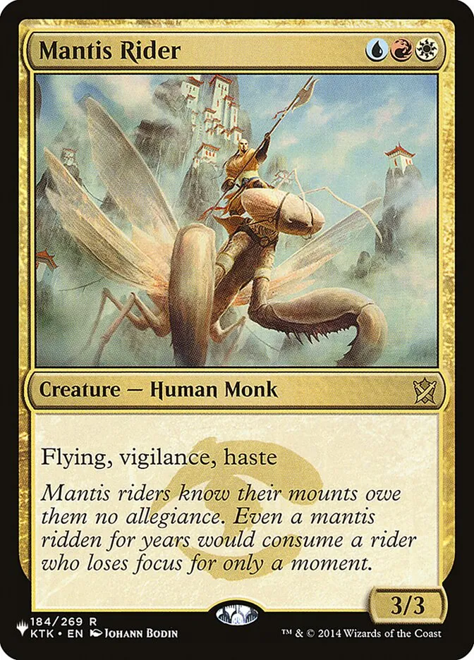 Mantis Rider Front Face