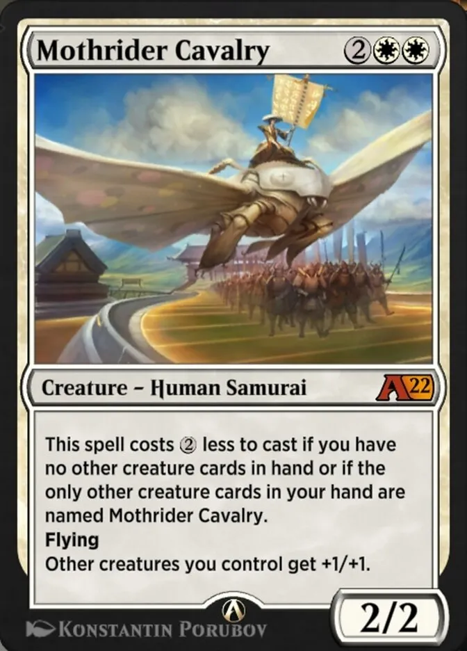 Mothrider Cavalry Front Face