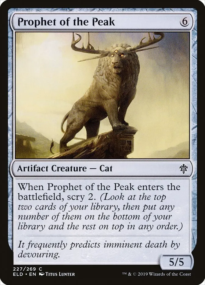Prophet of the Peak Front Face