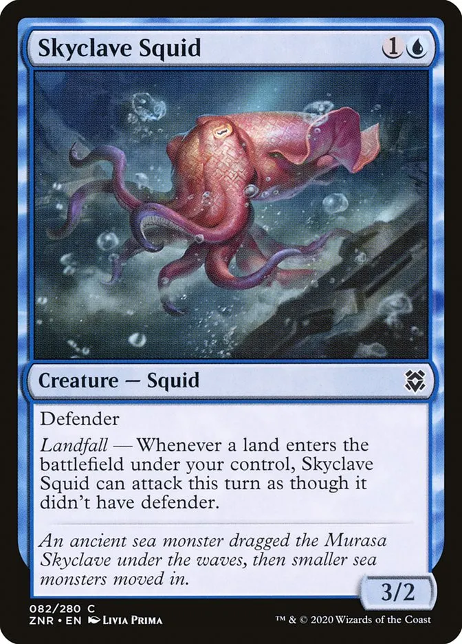 Skyclave Squid Front Face