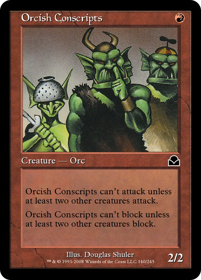 Orcish Conscripts Front Face