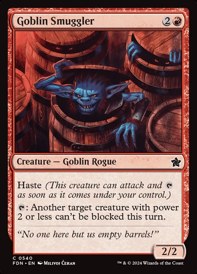 Goblin Smuggler Front Face