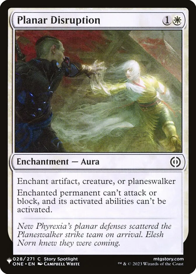 Planar Disruption Front Face