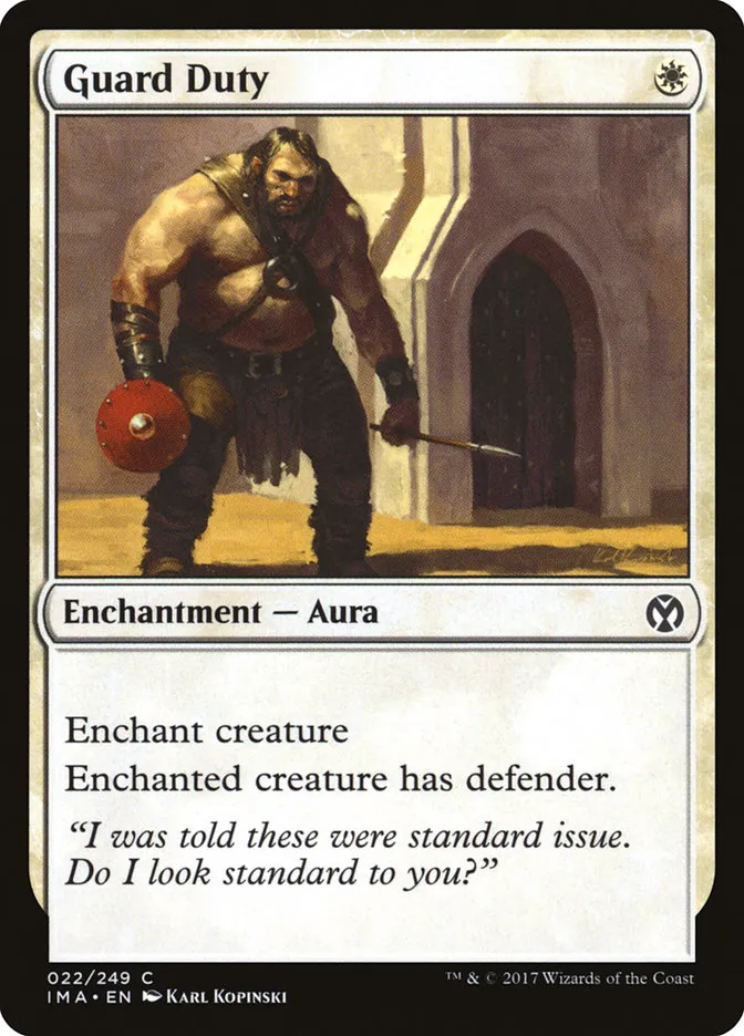 Guard Duty Front Face