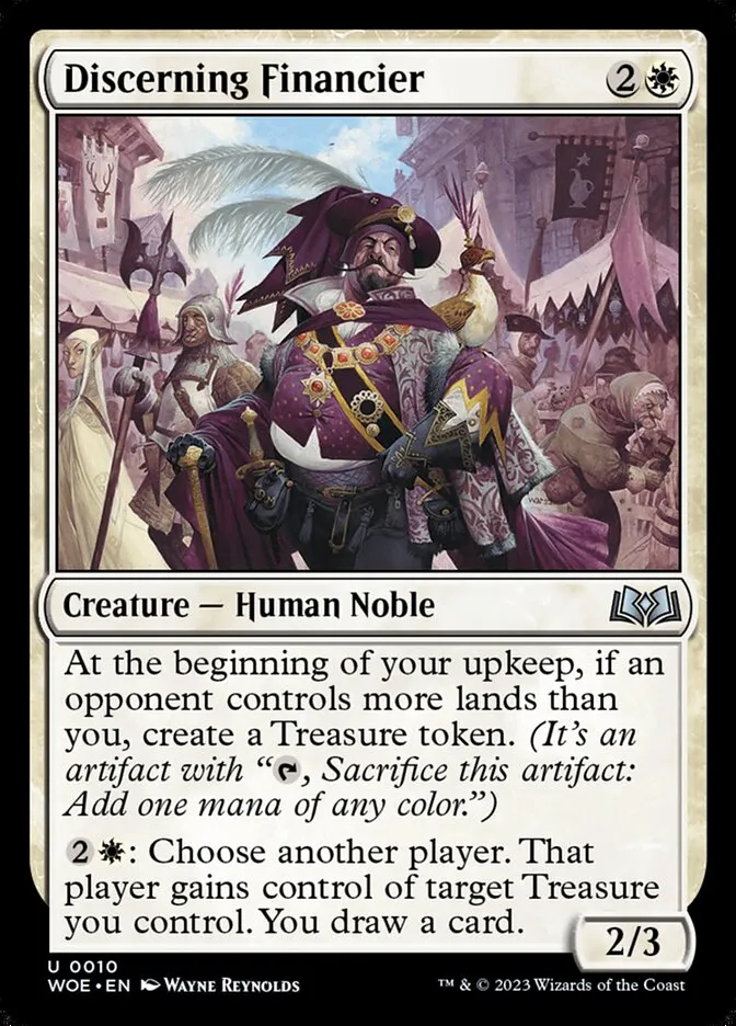 Discerning Financier Front Face