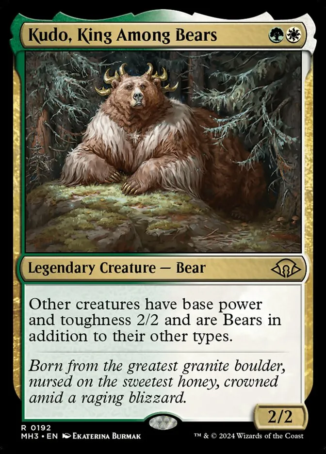 Kudo, King Among Bears Front Face
