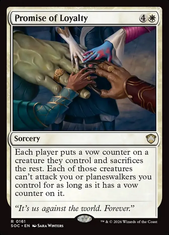 Promise of Loyalty Front Face