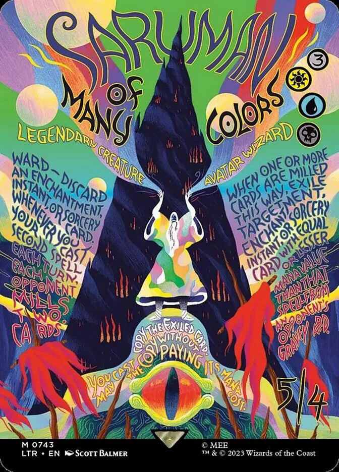 Saruman of Many Colors Front Face