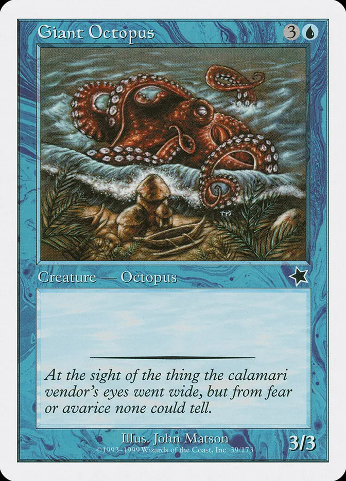 Giant Octopus Front Face