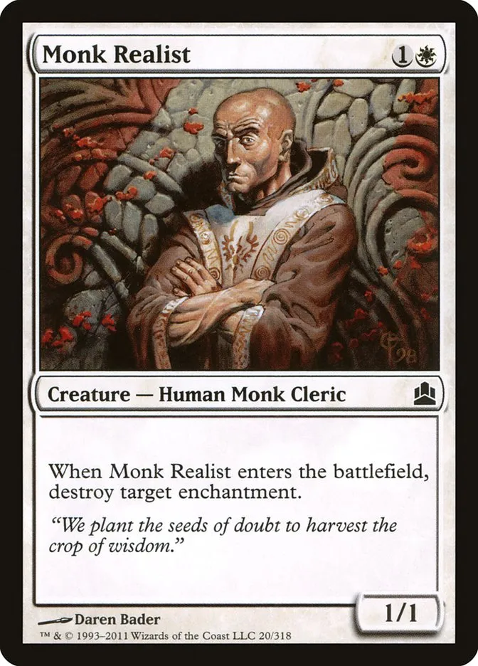 Monk Realist Front Face
