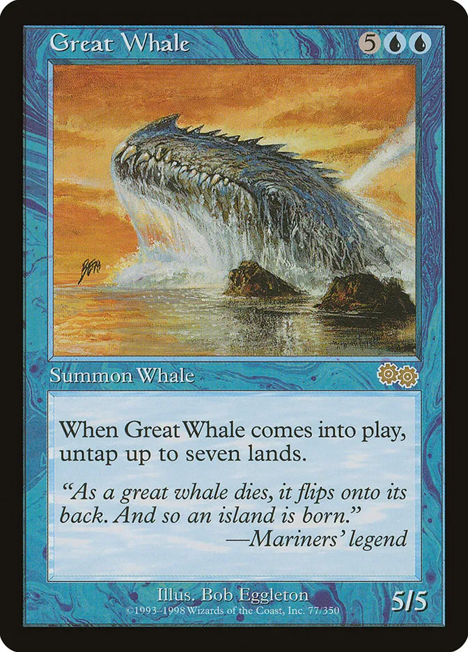 Great Whale Front Face