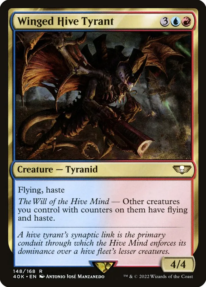Winged Hive Tyrant Front Face