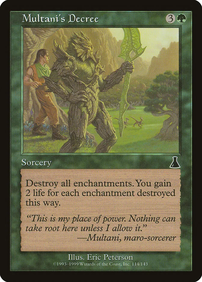 Multani's Decree Front Face