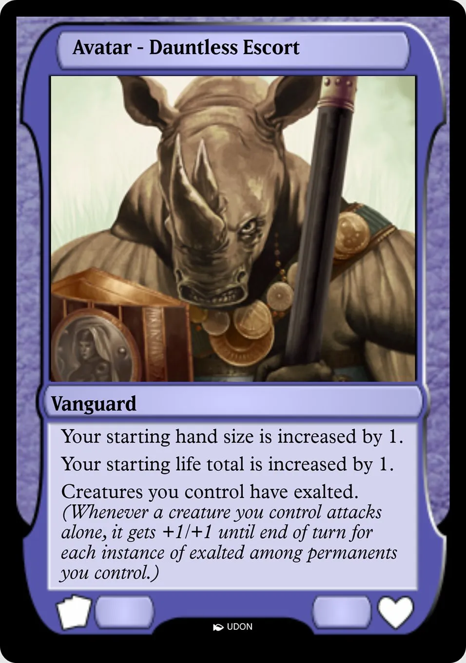 Dauntless Escort Avatar Front Face
