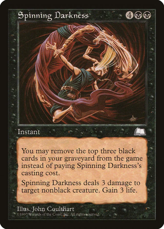 Spinning Darkness Front Face